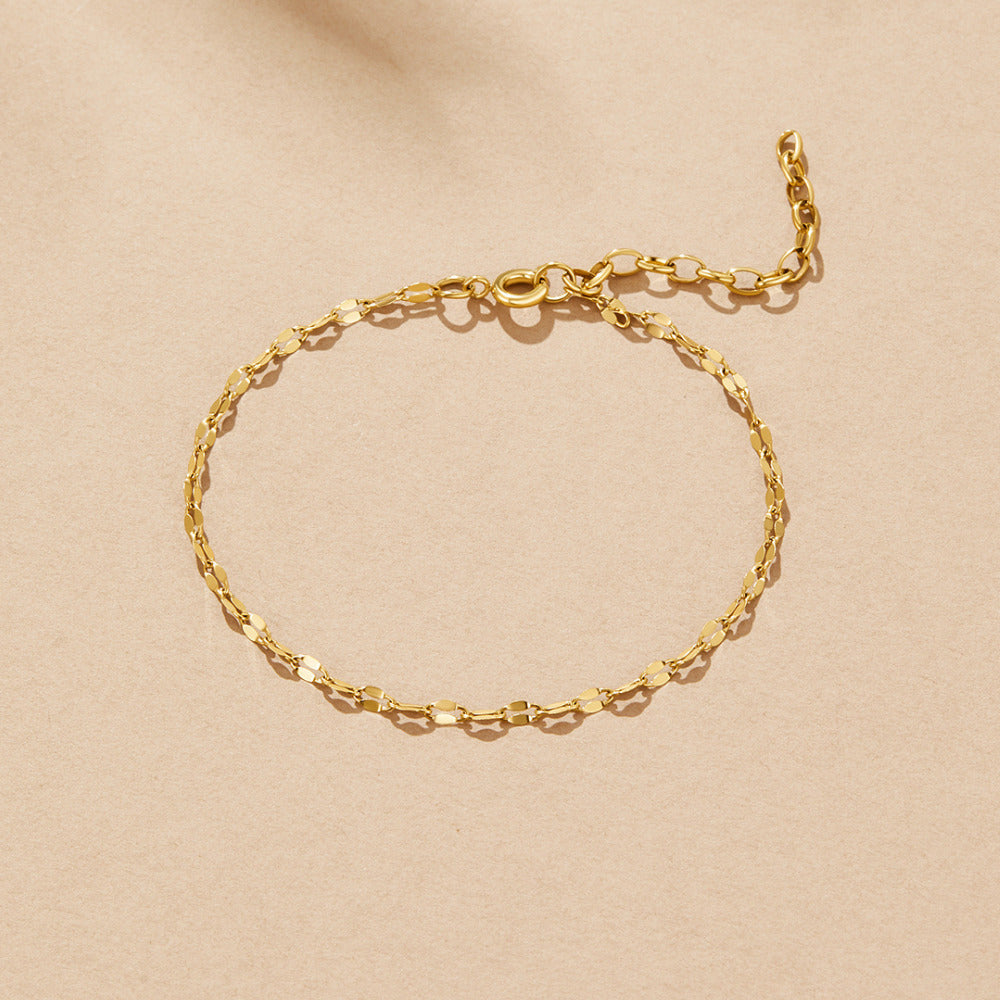 Leila Gold Chain Bracelet