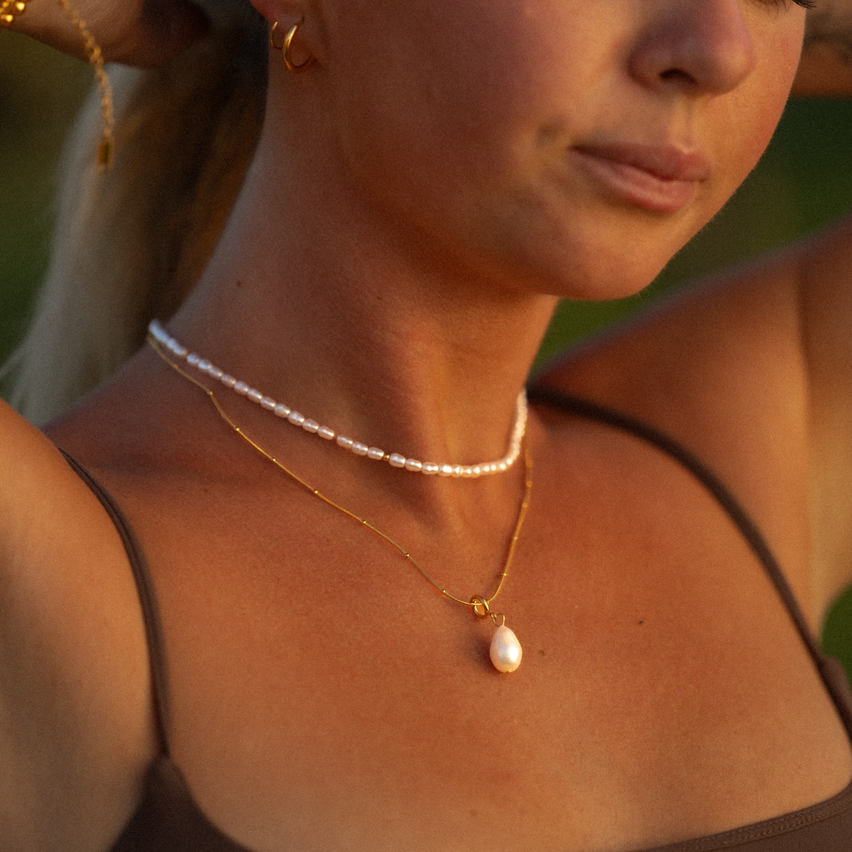 Isola Pearl Pendant Necklace