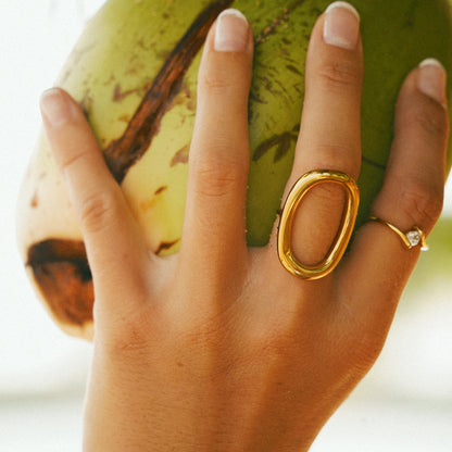 Moonwave Ring