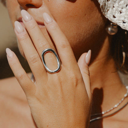Moonwave Ring