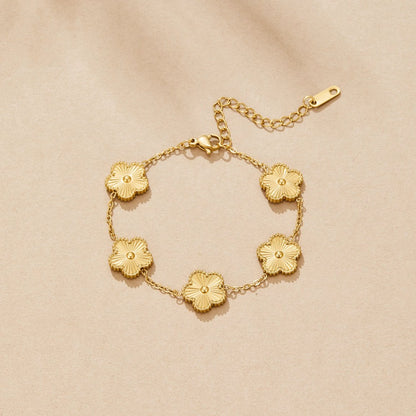 Golden Clover Bracelet