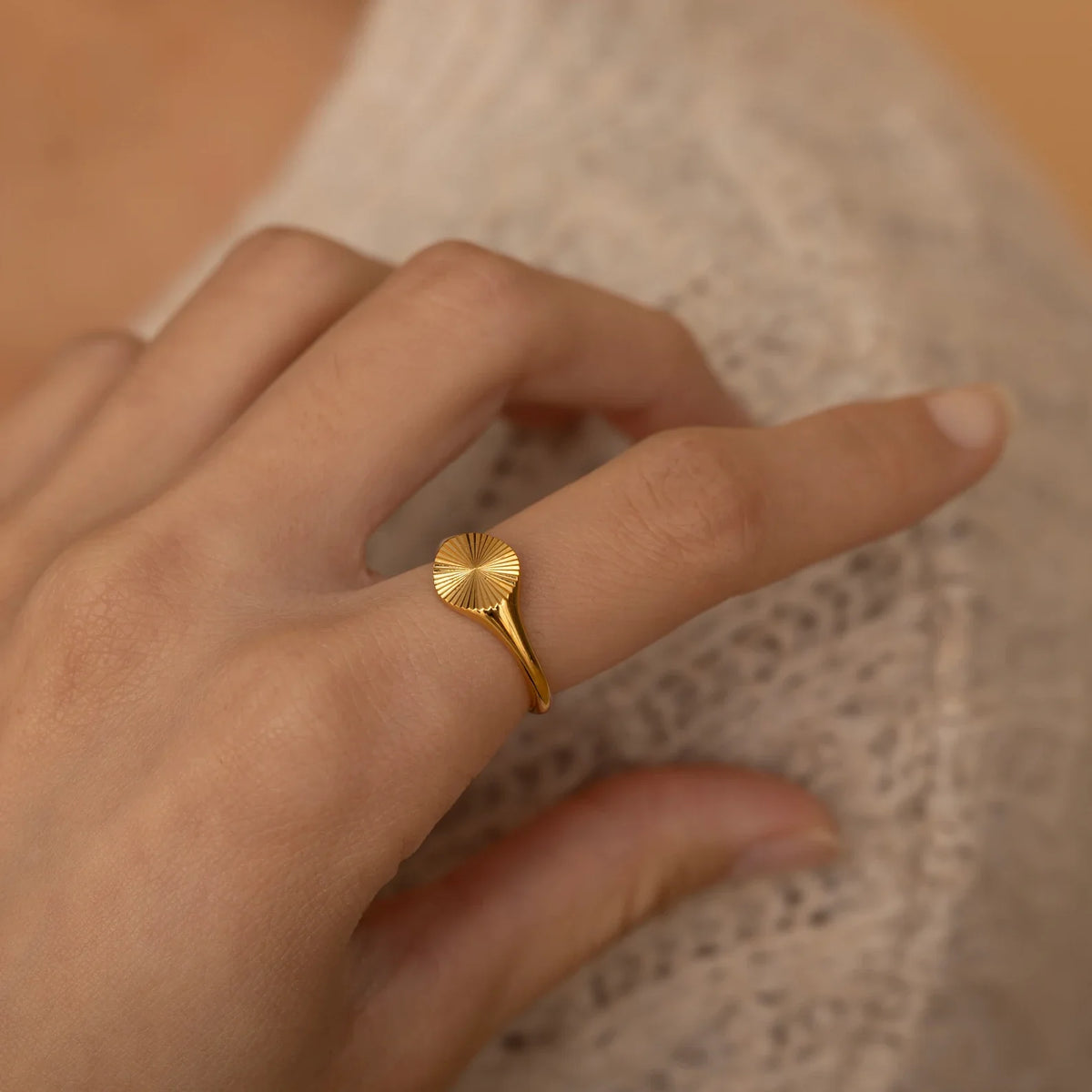 Ellie® Sunburst Rising Ring
