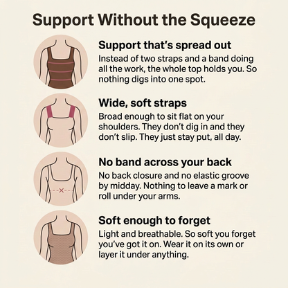 Josie's Built-in Bra Comfort Tank