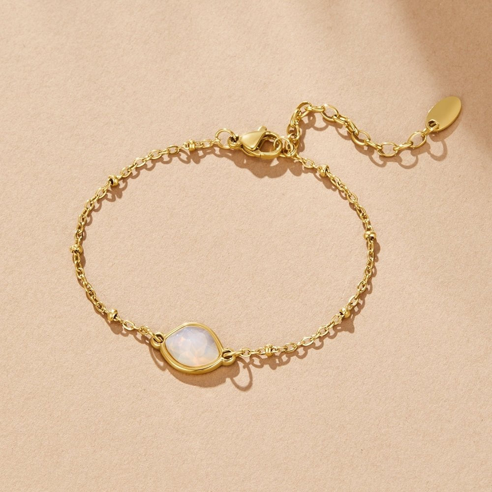 Moonstone Charm Bracelet