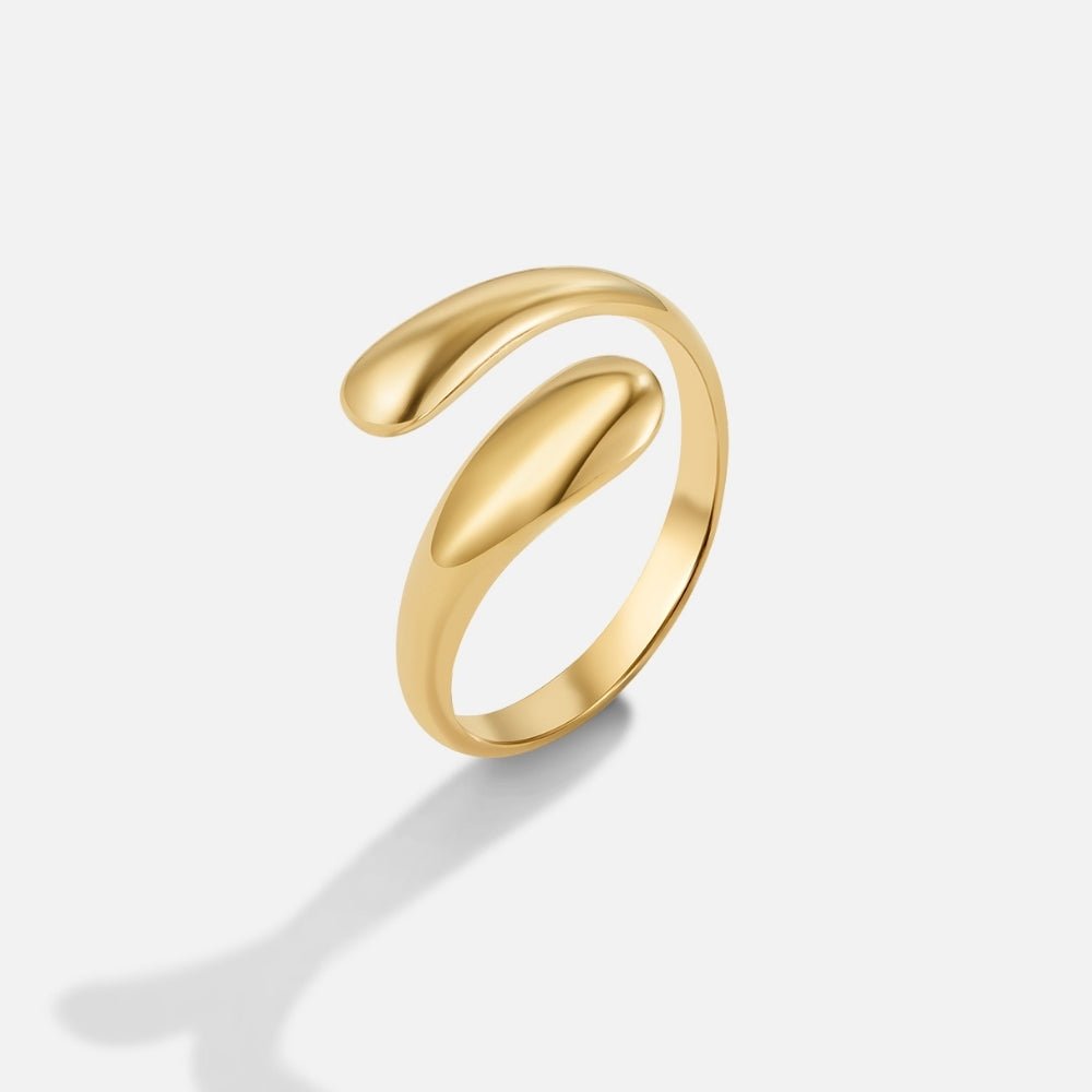 Raven Gold Wrap Ring